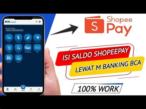 Cara Isi Saldo Shopeepay Lewat M Banking BCA YouTube