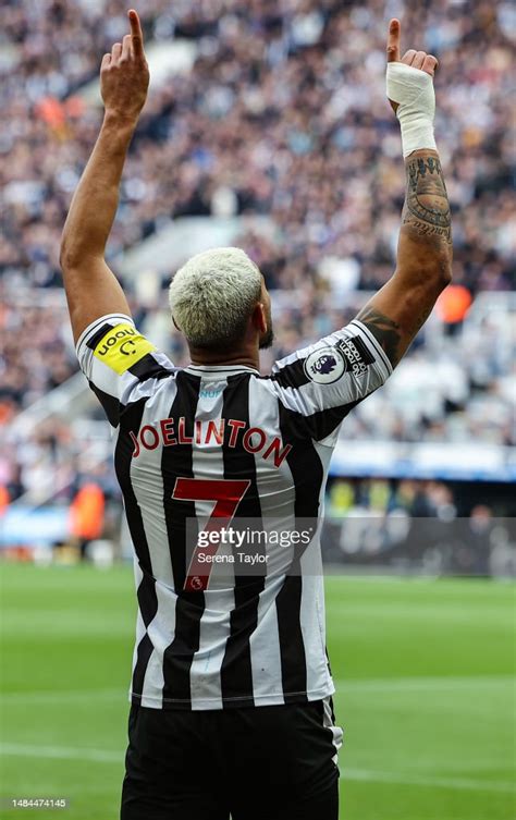 Joelinton Of Newcastle United Fc Celebrates After Scoring Newcastles