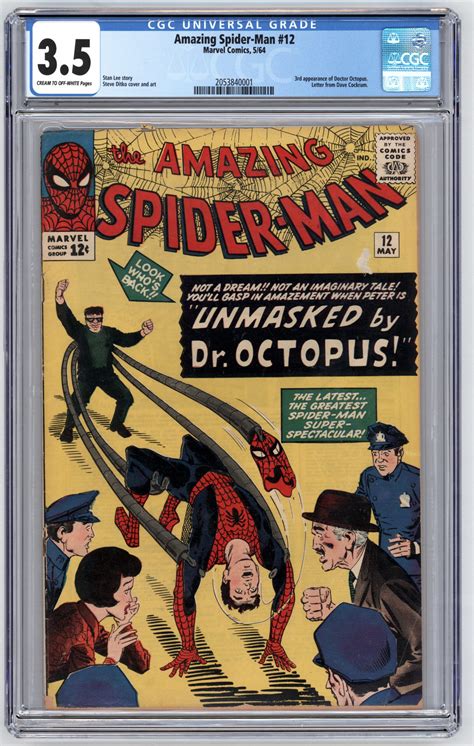 Amazing Spider Man 12 CGC 3 5 Androids Amazing Comics