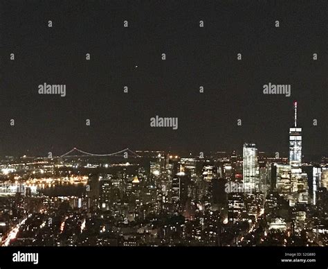 NYC skyline at night Stock Photo - Alamy