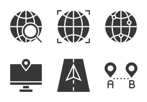 Map And Location Solid Icons By Icon Stall Map Icon Design