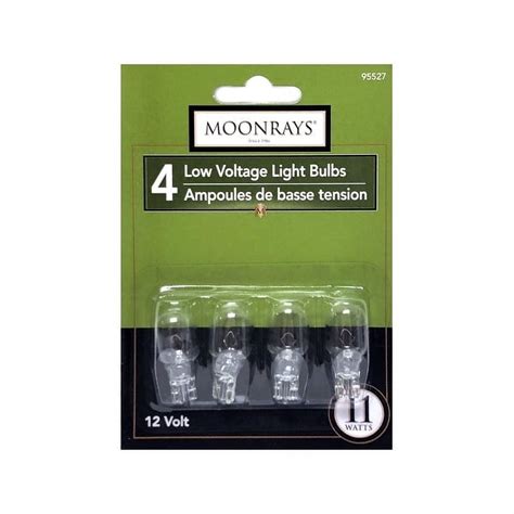 Case Of 10 Moonrays 11 Watt Clear T5 Wedge Base 12 Volt Landscape