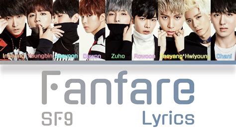 Sf9 에스에프나인 Fanfare 팡파레 Color Coded Lyrics Hanromeng Youtube