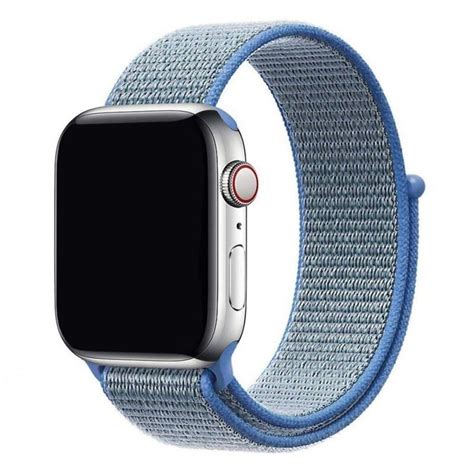 Apple Watch Mm Nylon Armband Tahoe Blue Elgiganten Elgiganten