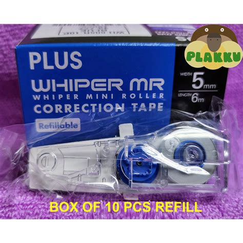 Plus Whiper Mr Correction Tape Refill Wh R Shopee Philippines