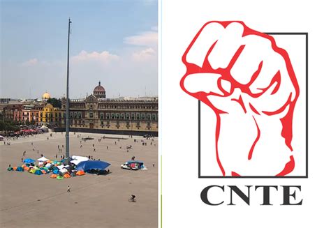 CNTE rechaza aumento salarial y mantendrá plantón en el Zócalo