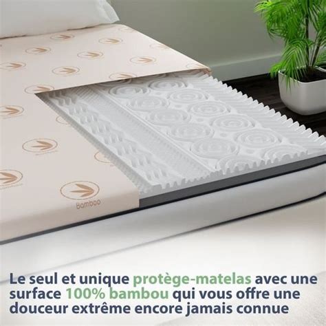 Surmatelas M Moire De Forme Zones Casabel X Cm Housse