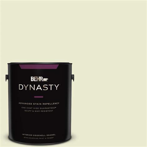 Behr Dynasty Gal E Celery Ice Eggshell Enamel Interior Stain