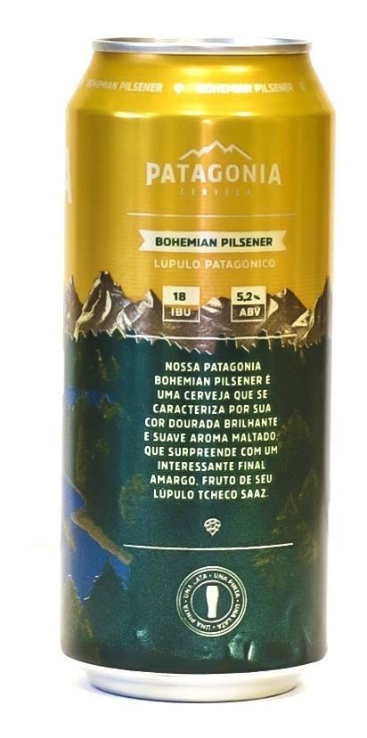 Cerveja Patagonia Bohemian Pilsener Lata 473ml MercadoLivre