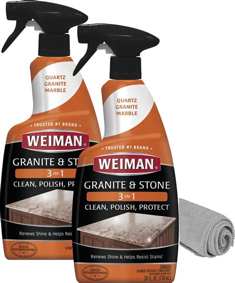 Granite Gold Daily Cleaner Spray And Refill Streak Free Cleaning For Granite Marble