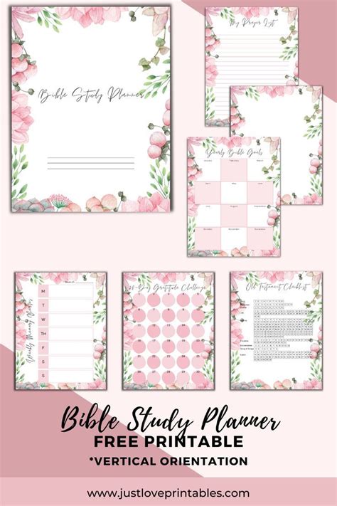 Planner bible study printables – Artofit