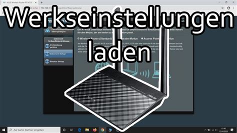 ASUS Router auf Werkseinstellungen zurücksetzen Asus RT N12E YouTube