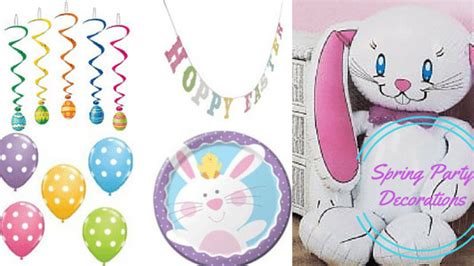 Jumbo Inflatable Bunny & More - Spring Party Decorations