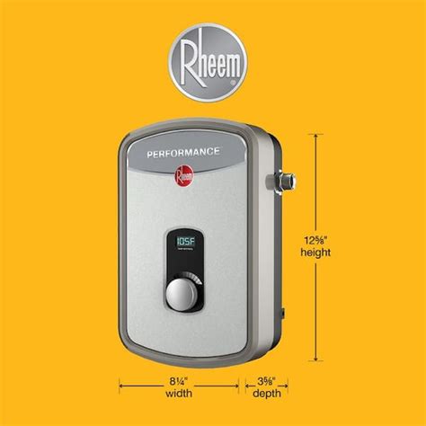 Rheem Performance Kw Self Modulating Gpm Tankless