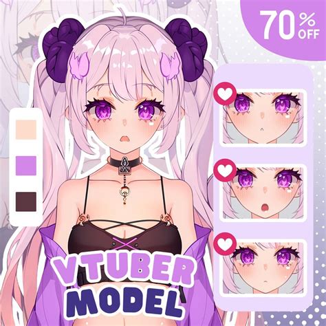 Custom Vtuber Custom Live2d Vtuber Commission Vtuber Assets Anime