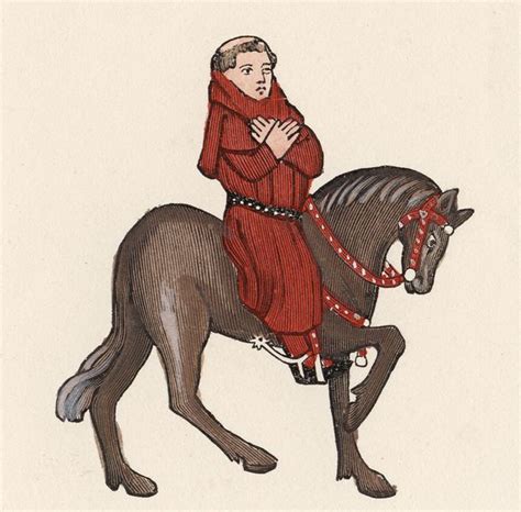 Monk on horseback from 'Canterbury Tales' Free Photo Download | FreeImages