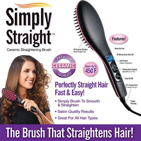 Ceramic Simply Straight Hair Straightener Brush At Rs 300piece In Pune