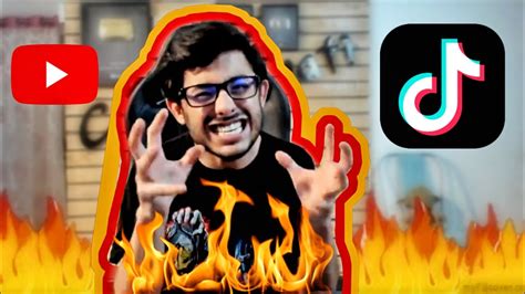 CarryMinati Reaction On Deleted Youtube Vs Tiktok Roast Video