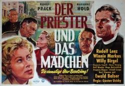 Priester und das Mädchen Der Deutsches A0 Filmplakat 84x118 cm von