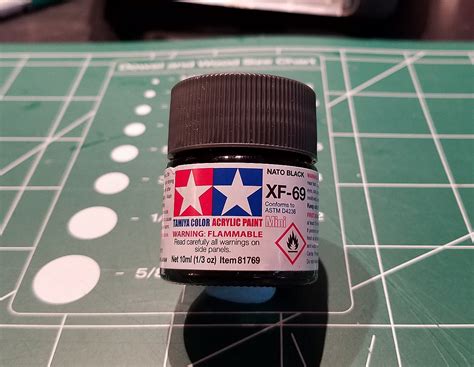 Gallery Pictures Tamiya Acrylic Mini Xf69 Nato Black 13 Oz Hobby And