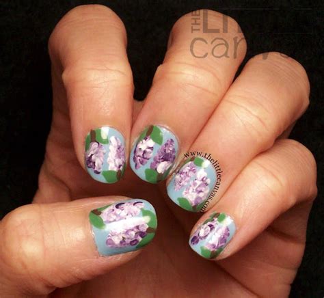 Lilac Nail Art - Take 2 - The Little Canvas