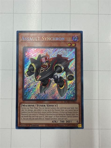 Yugioh Assault Synchron Blmr En Secret Rare St Edition Nearmint Ebay