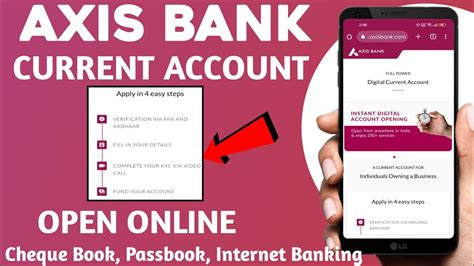 Axis Bank Current Account Opening Online How To Open Axis Bank