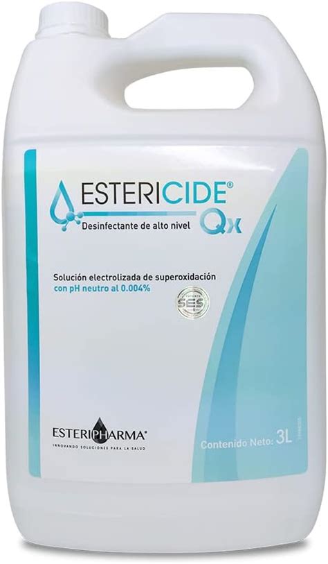 Estericide Qx Solución Desinfectante de 3L Limpiador Multisuperficies