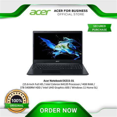 Acer Extensa Ex Laptop Full Hd X Intel Celeron