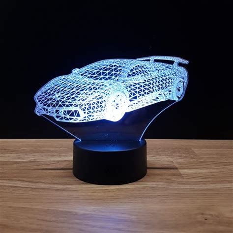 Lámpara Led 3D Lamborghini GRANADECOR