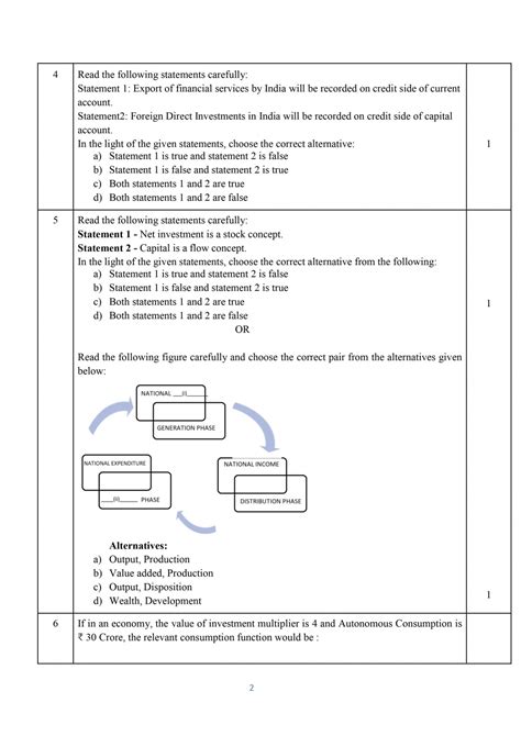 Cbse Class 12th Economics Sample Paper 2023 With Solutions Practice