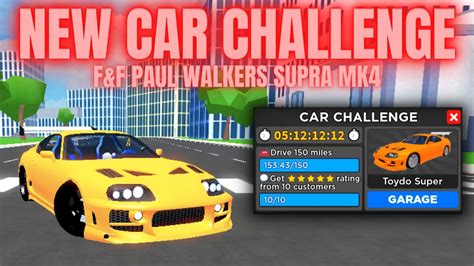 How To COMPLETE The NEW Supra MK4 Challenge Event In Car Dealership