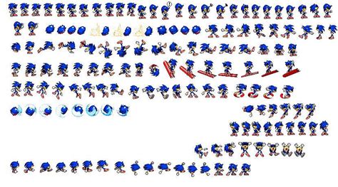 Sonicexe Sprite Sheet By Msrmfan2 On Deviantart