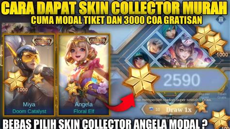 Murah Bangeett Cara Mendapatkan Skin Collector Murah Modal Coa