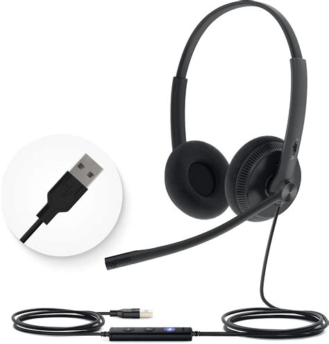 Yealink Uh Auriculares Usb Con Micr Fono Auriculares Est Reo Con