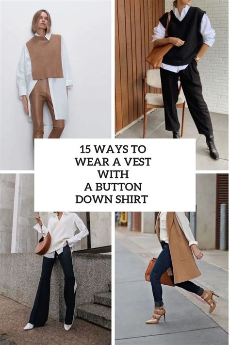 Ways To Wear A Vest With A Button Down Shirt Styleoholic