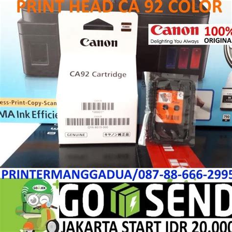 Jual Promo PRINT HEAD CANON G1000 G2000 G3000 G4000 CA92 COLOR