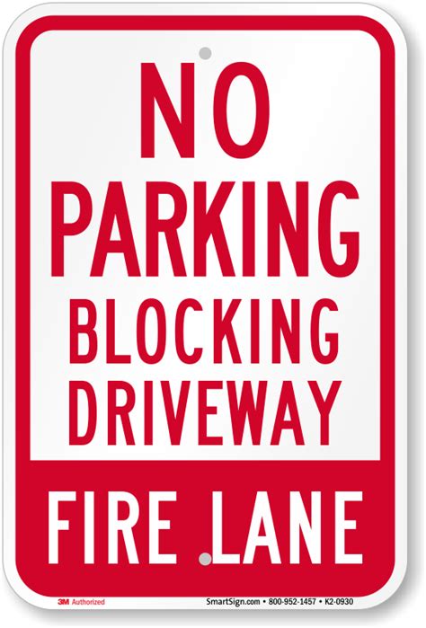 Do Not Block Driveway Signs That Work