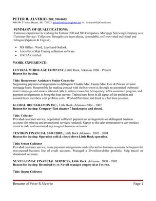 Peter S Resume 2016 Feb PDF