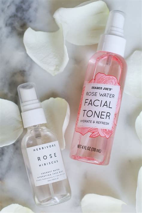 Herbivore Rose Hibiscus Hydrating Face Mist Vs Trader Joe S Rose Water