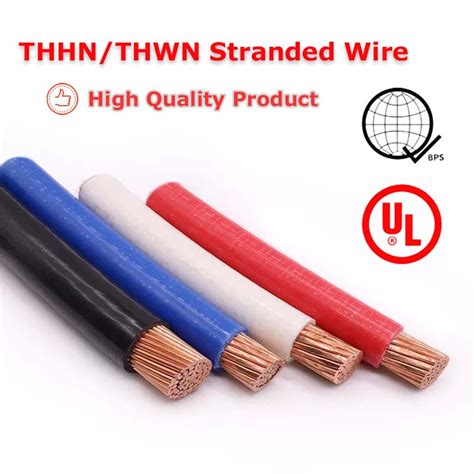 THHN THWN Stranded Wires AWG10 7 AWG8 7 AWG6 7 Enough Copper Electrical