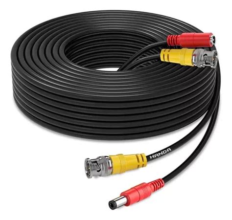 Cable Bnc Cctv Camaras Con Alimentacion Video Armado 20 Mts MercadoLibre