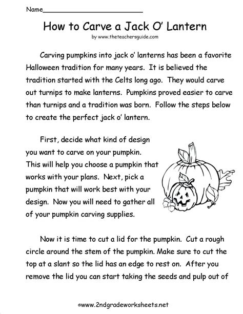 Halloween Worksheet 5th Grade