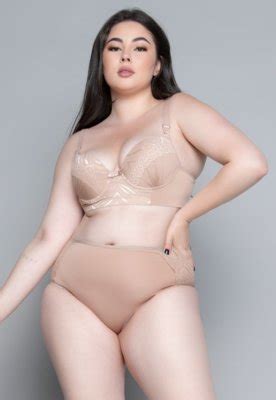 Conjunto de Lingerie Vekyo Plus Size Sutiã Reforçado Bojo Calcinha