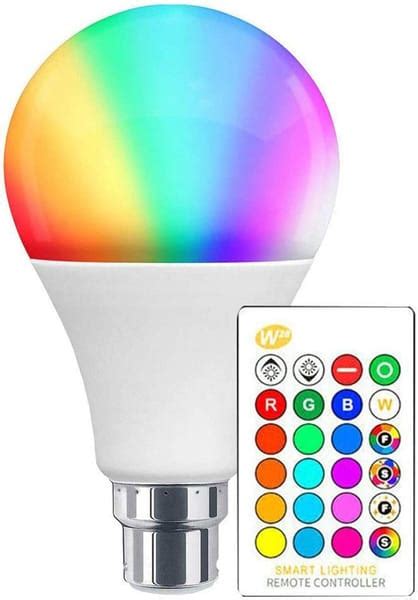 Lampada Bulbo E27 Led Rgb 3w Bivolt Controle Elétrico Lâmpada na