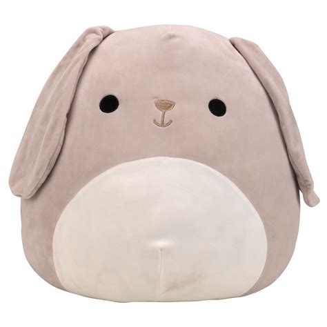 Squishmallows Official Kellytoy Plush Grey Bunny Ultrasoft