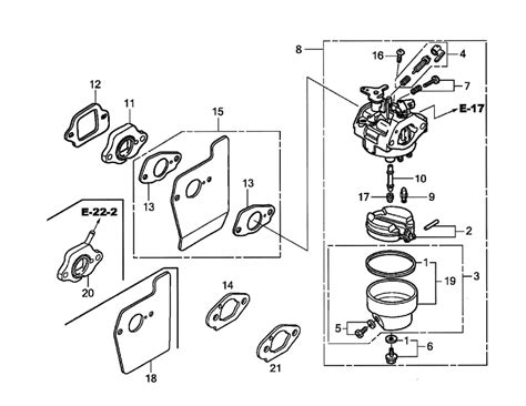 Honda Gcv190 Pressure Washer Parts List