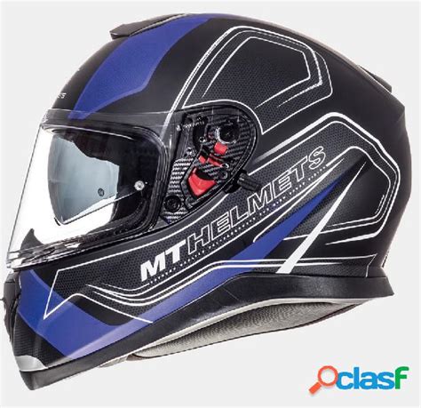 Casco Integrale Mt Helmets Thunder Sv Isle Of Man B Rosso Opaco In