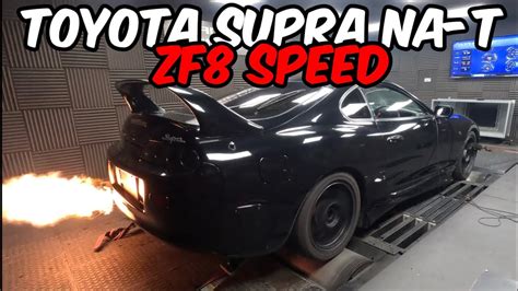 Flame Throwing Toyota Supra Mk4 Zf 8 Speed Youtube