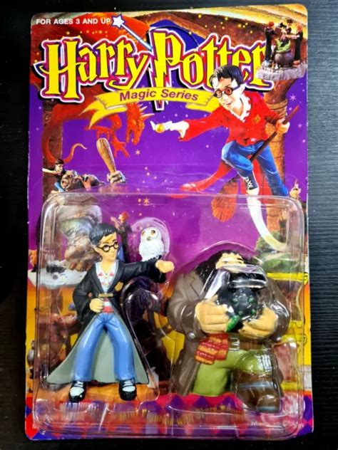 RARE BOOTLEG HARRY Potter Magic Series Figurines Harry Hagrid Vintage ...